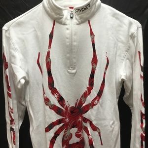 Youth Spyder quarter zip for skiing or boarding.